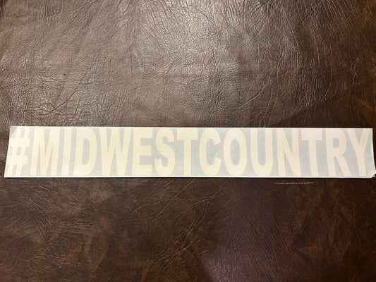 #MidwestCountry Decal XL