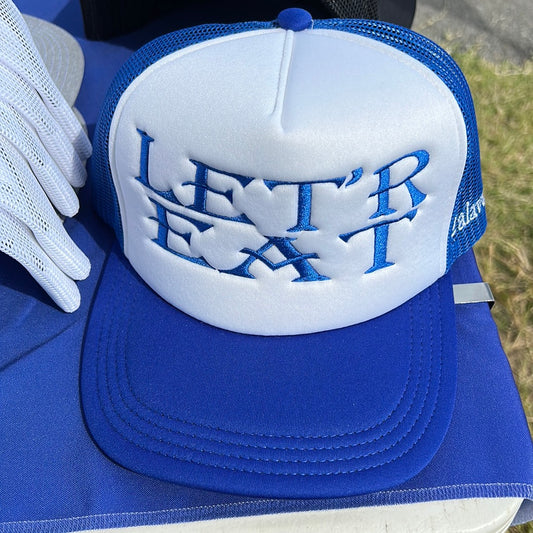 SnapBack Blue Let’r Eat (Puffy)