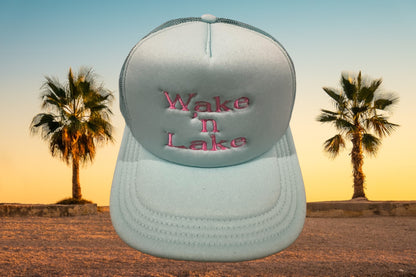 SnapBack Baby Blue - Wake N Lake (foam)