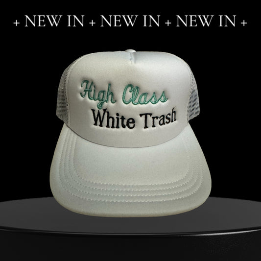 SnapBack White - High Class White Trash (foam)