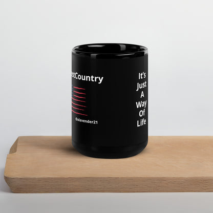 Black Glossy Mug